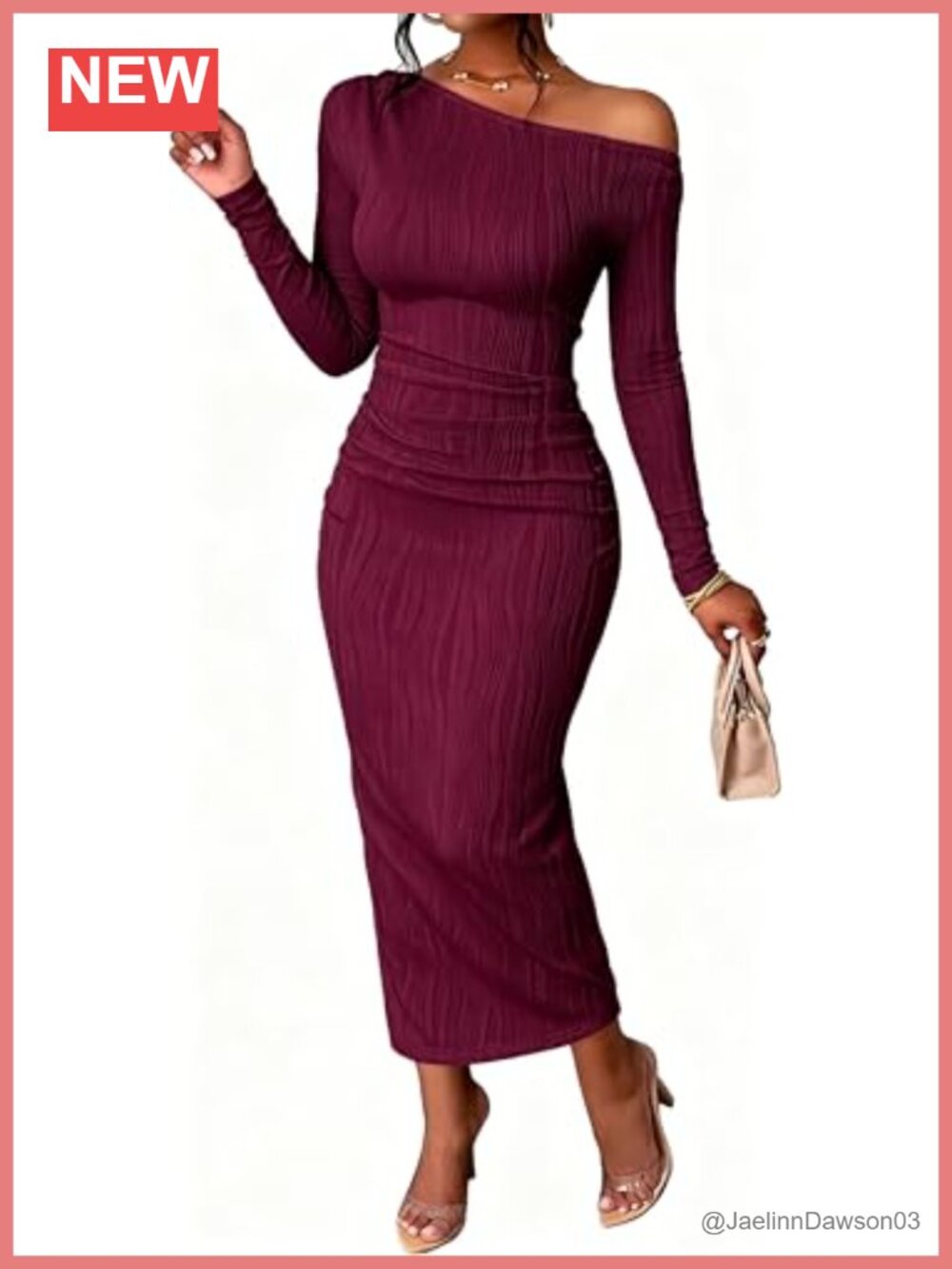 Off Shoulder Lace Pencil Dress Long Sleeve Cocktail Formal